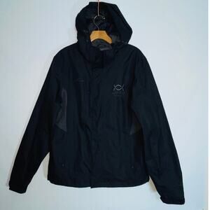 Eddie Bauer Rain Jacket - Waterproof & Breathable - Men's Size M - Appirio Logo